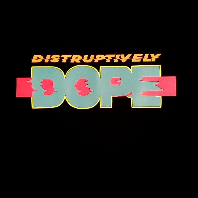 Disruptively Dope Black Neon T-Shirt