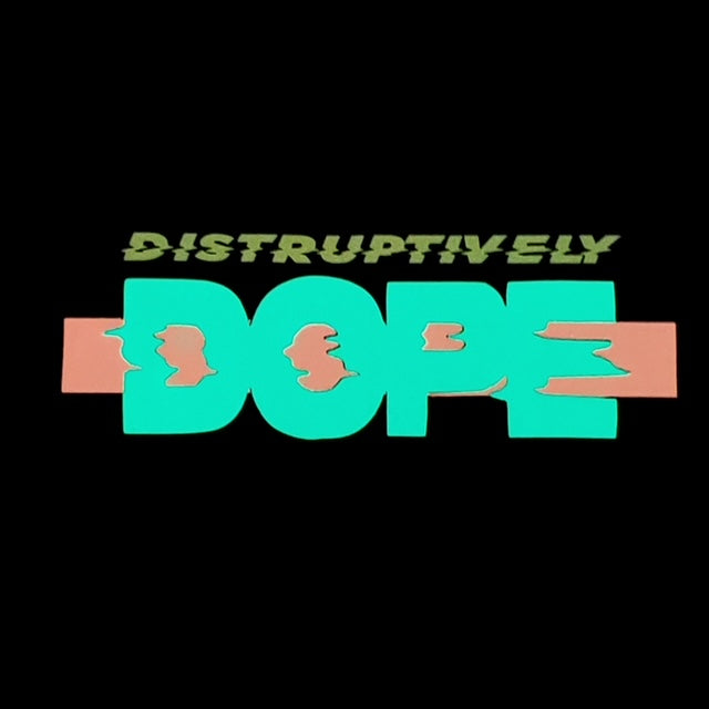 Disruptively Dope Black Neon T-Shirt